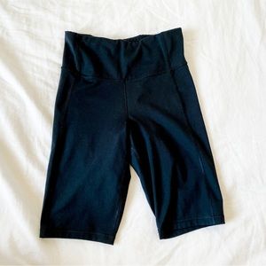 High waisted biker shorts